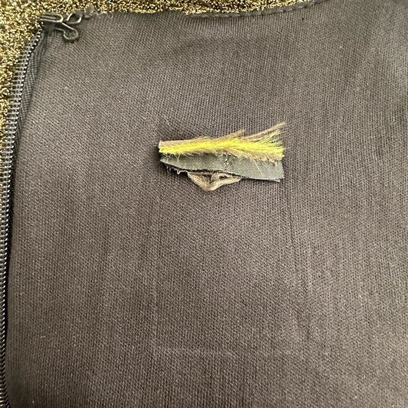 Designer Lenna Dress Gold  Metallic Cut-out Maxi M/L NWOT - Picture 10 of 16